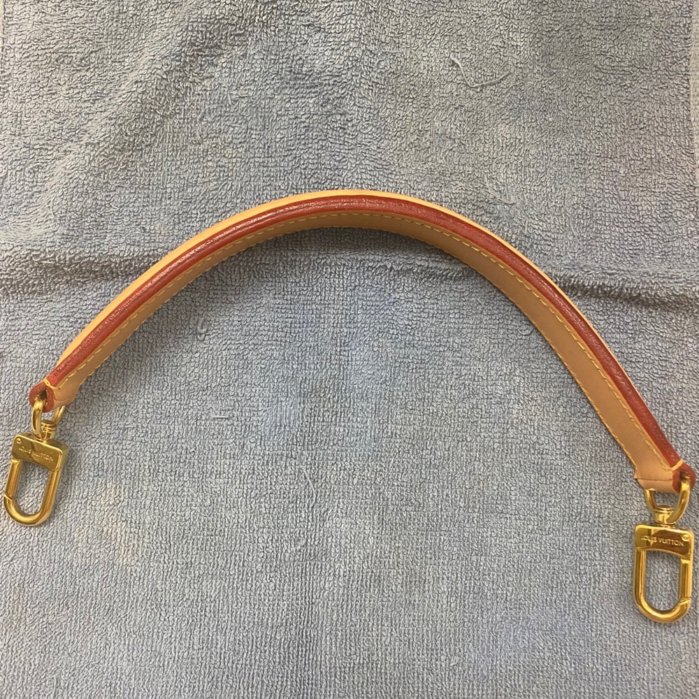 LV Vachetta leather strap